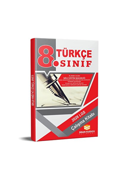 SİNAN KUZUCU YAYINLARI 8. Sınıf Meb Türkçe Çalışma Kitabı (özel Baskı) 2026