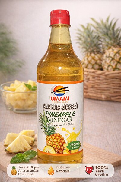 umami Ananas Sirkesi 750 ml – Doğal Fermente Meyve Sirkesi