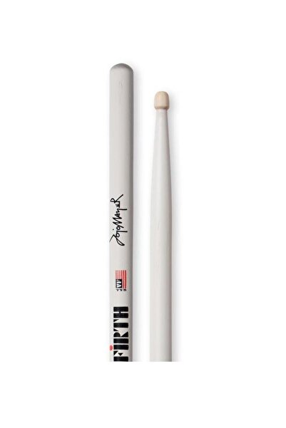 VIC FIRTH طبلة جوجو ماير المميزة من إس جيه إم |   قصير وسميك - تحكم سريع - أبيض