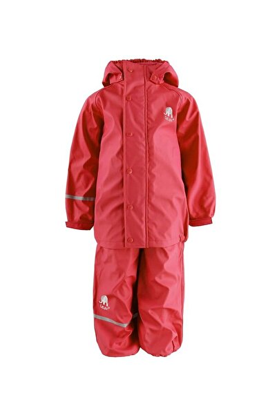 CeLaVi Persian Red 130 - Set jacket + rain and windstopper pants -