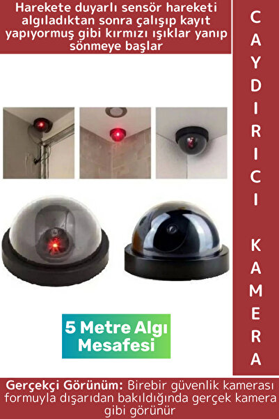 Wintoup Ev Dükkan Kırmızı Işıklı Hareket Sensörlü 5 Metre Algı Mesafeli Pilli...
