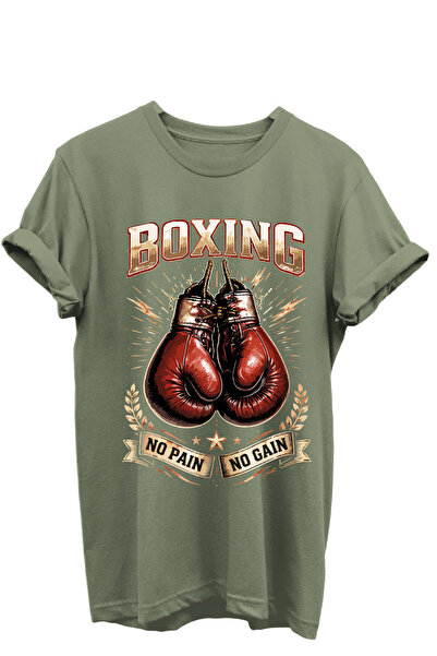 onsrawear Boxing Printed Athlete No Pain No Gain Boxing Gloves 100% Cotton Un...