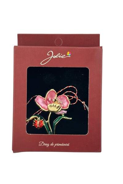 Flippy Brosa Vintage, Jolie, Material Metal, Ambalaj Carton, Dimensiune 4-6 c...