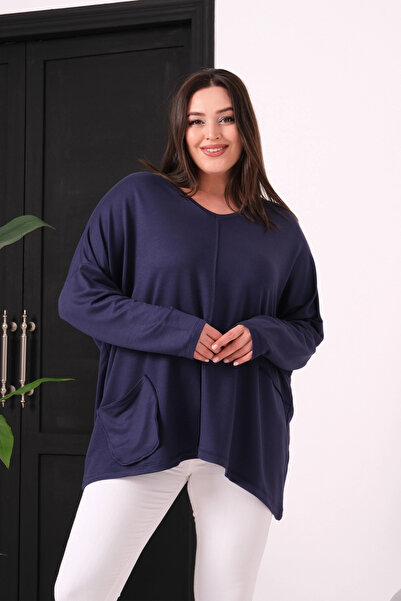 aytemas Loose Blouse with Stitched Front Pockets
