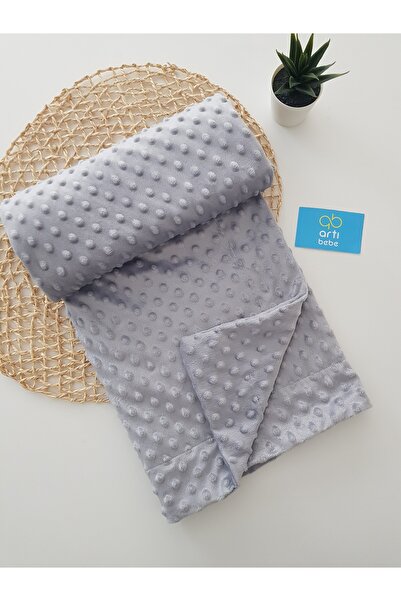 artıbebe Double Layer Gray Color Chickpea Baby Blanket