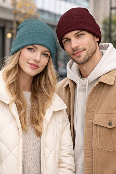 Jack Ferrero Unisex Katlamalı 2 adet bere seti A kalite