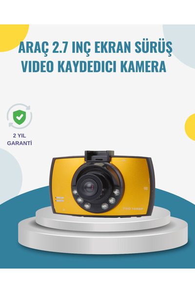 CT STONES كاميرا DVR عالية الدقة داخل السيارة مزودة بمستشعر G وميزة كشف الحركة