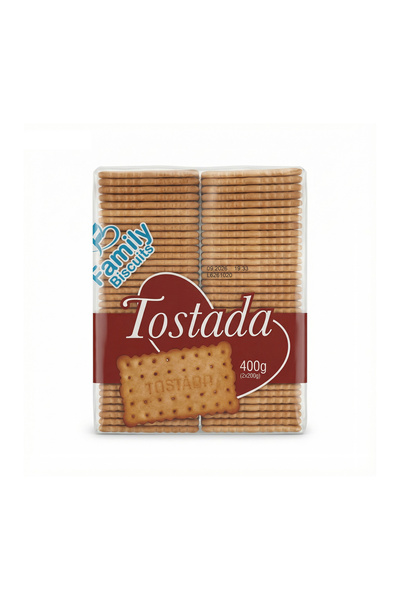 FAMİLY Tostada Biscuits 400g | Toasted & Crispy | Savory-Sweet Taste | Perfec...