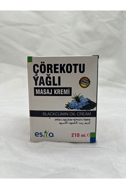 ESİLA Çörekotu Yağlı Masaj Kremi – 210 ml