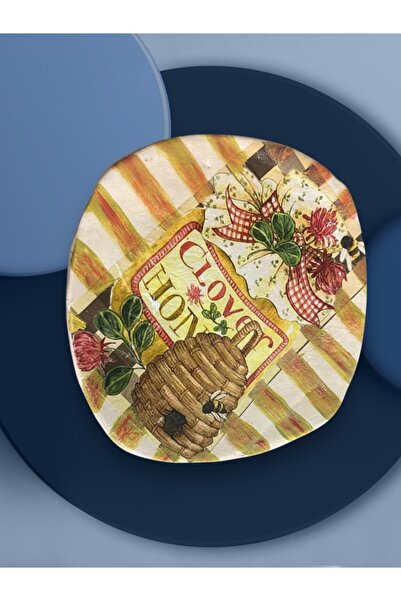 Lion Tasarım Dekoratif Seramik Duvar Tabağı