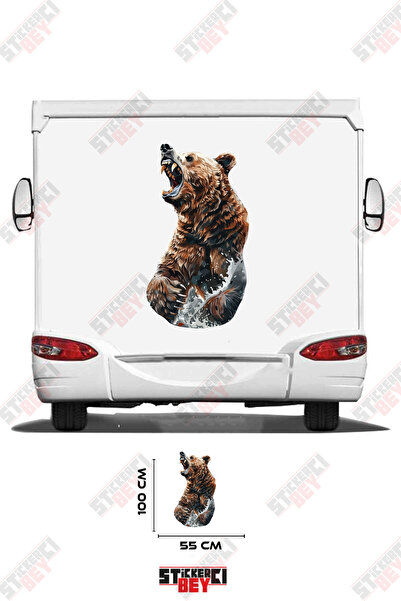 STİCKERCI BEY Sudan External Bear Visual Caravan Sticker Coating