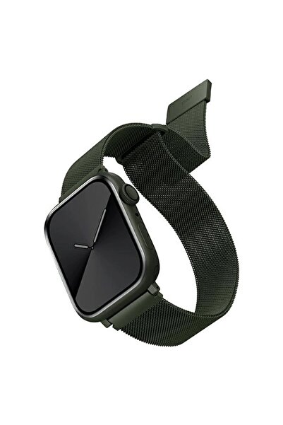 Uniq Case Curea Uniq Dante verde din oțel inoxidabil pentru Apple Watch