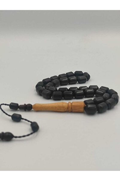 ALTUNTAŞ سبحة من خشب الأبنوس المصنوعة يدويًا من USTA، مقاس 8 * 12 مم، بقطع كب...