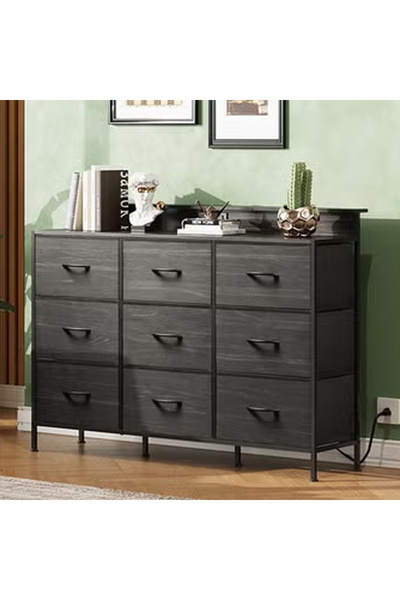 KEKE 9-Drawer Storage Cabinet, Large Home Organizer for Bedroom & Living Room...
