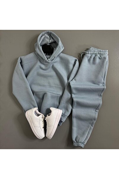 WENMİNG Men's 3-Ply Ka Hooded Tracksuit Set