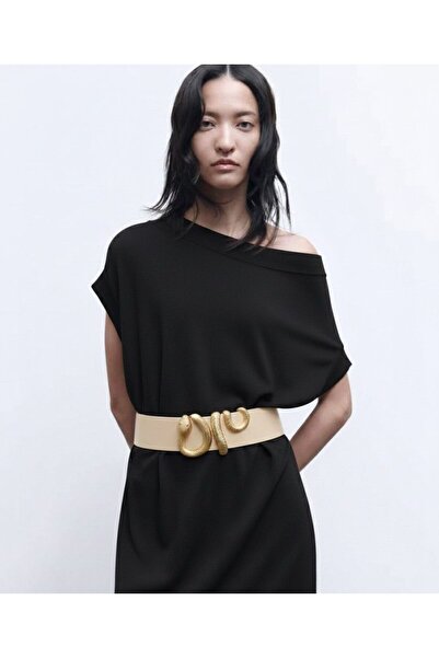 MODAM HİFA Snake Buckle Elastic Belt Women's Belt Dress Belt Shirt Belt Waist...