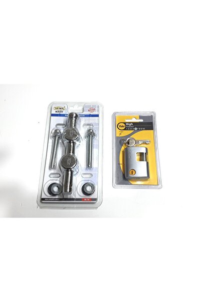 Yuma Pimapen Kapı Emniyet Aparatı Yale 60 mm Krom Asma Kilit Dahil