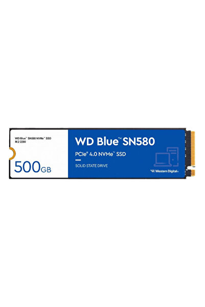 Western Digital (WD) WD Blue SN580 500GB NVMe SSD (M.2 2280 Solid State Drive)