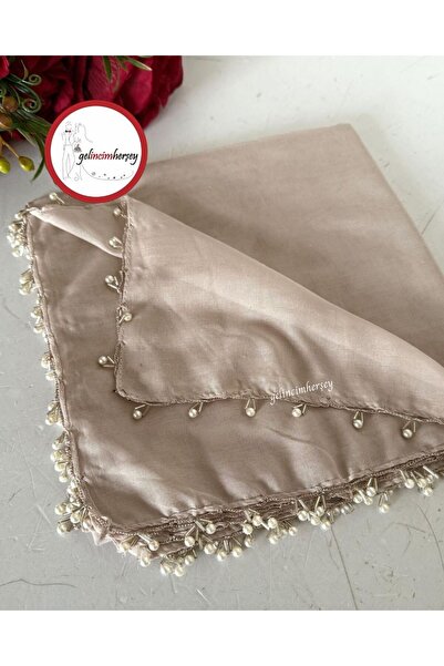 Gelincimherşey El İşlemesi İnci Boncuk İşlemeli Yemeni Yazma Tülbent