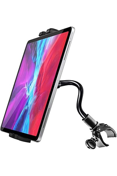 The Bros Gooseneck Spin Bike Tablet Mount, Elliptical Treadmill Tablet Holder...