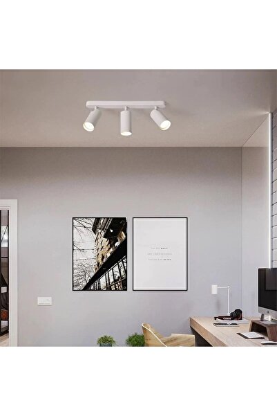 Alessandro DESIGN Joom Chandelier with Linear Projector 3 X GU10 White