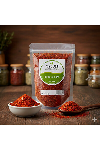oylum baharat : Gaziantep yöresel– Özel İpek Acı Pul Biber (500 gr)