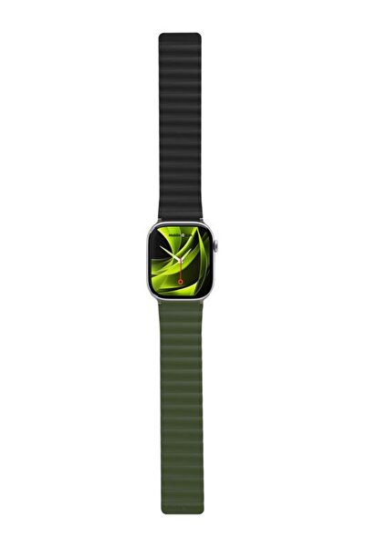Mobile Origin Curea magnetică pentru Apple Watch, verde/negru, silicon