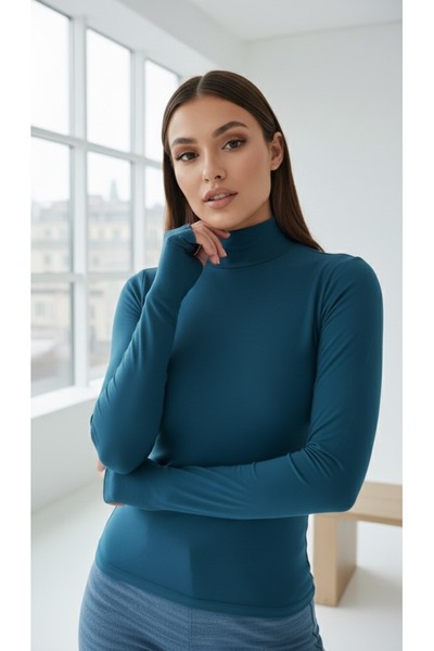trendlina Turtleneck Blouse Body
