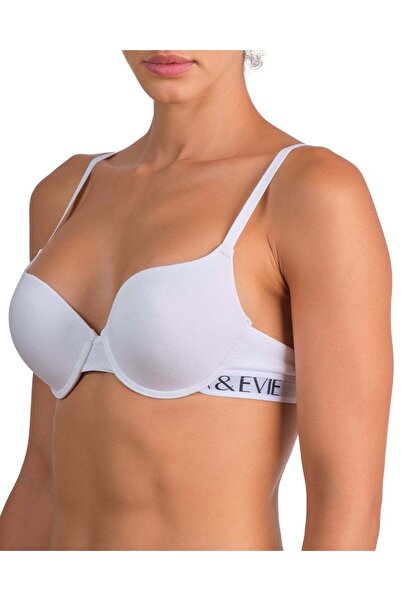 Isla & Evie Logo Band Push Up Tshirt Bra – Push Up T-Shirt Bra With Logo Band