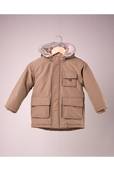 Next Baby Kürk Kapşonlu Suya Dayanıklı Parka