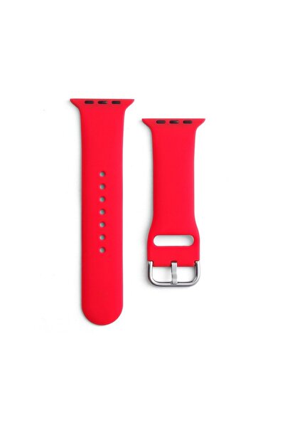 OEM APS Silicone Band for Apple Watch 2-8, SE, Red