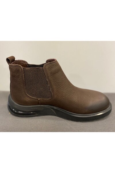 BULDOZER Brown Nubuck Genuine Leather Men's Boots