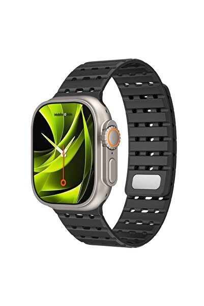 Mobile Origin Magnetic Black Strap for Apple Watch 42-49mm
