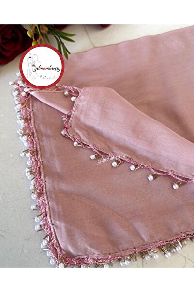 Gelincimherşey El İşlemesi İnci Boncuk İşlemeli Yemeni Yazma Tülbent