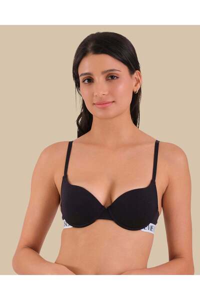 Isla & Evie Black T-Shirt Pushup Bra