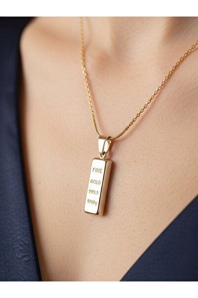 BORENO Gold 1000g Written Stainless Steel Necklace