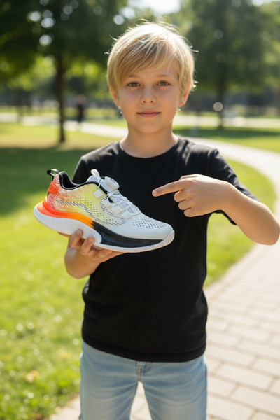 JOJO KIDS adidași pentru băieți cu mecanism de șiretire automată, pantofi de ...