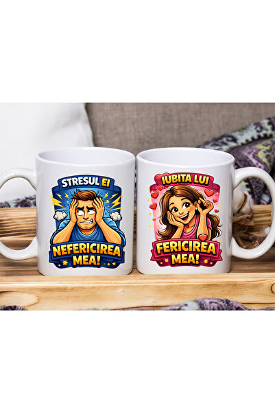 OEM Personalized Valentine's Day ceramic mug set