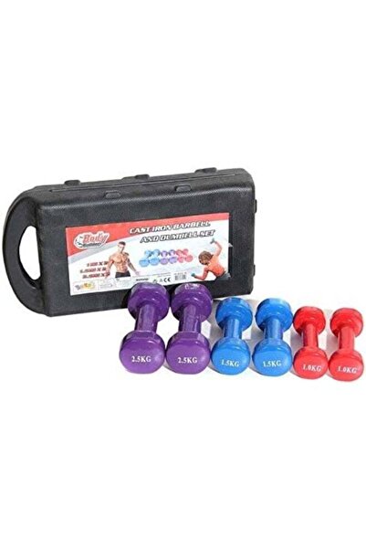 Generic مجموعة دمبل رفع الأثقال مكونة من 6 قطع - 10 كجم