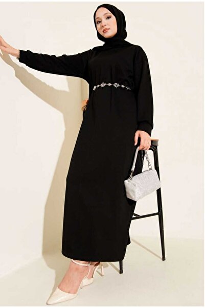 MODA MAÇKA PARK Silk Modal Fabric Plain Dress