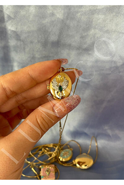 LUMİCOTAKI Special Mother's Day Gift - Gold Color Crow Alya Necklace Does Not...