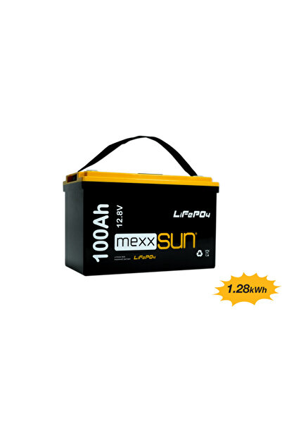 MEXXSUN Lityum Akü 12,8V 100Ah (LiFePo4) 1280Wh
