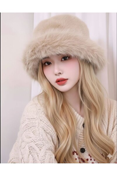 ANBLYs COLLECTION Kürklü Peluş Kalpak Şapka