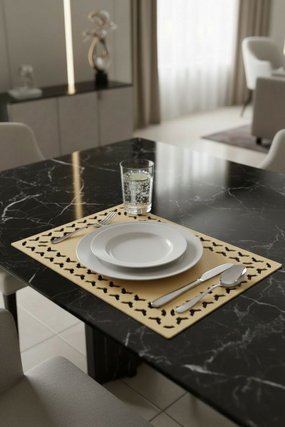 Morika Hotel & Home Textile Σετ Παρτιτούρας 6 τεμαχίων από Συνθετικό Δέρμα Σε...