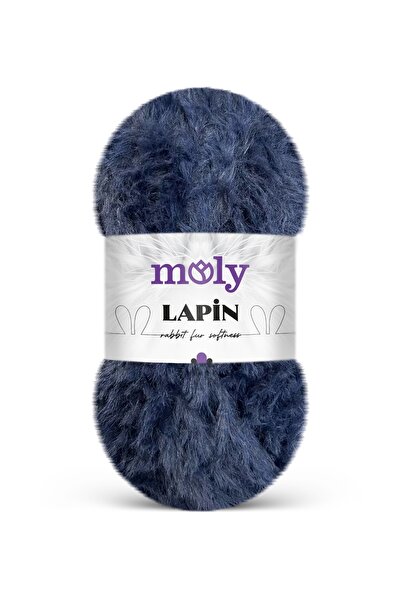Moly Lapin Tavşan Tüyü Dokulu Peluş Örgü İpi 100gr - [Color No: S15]