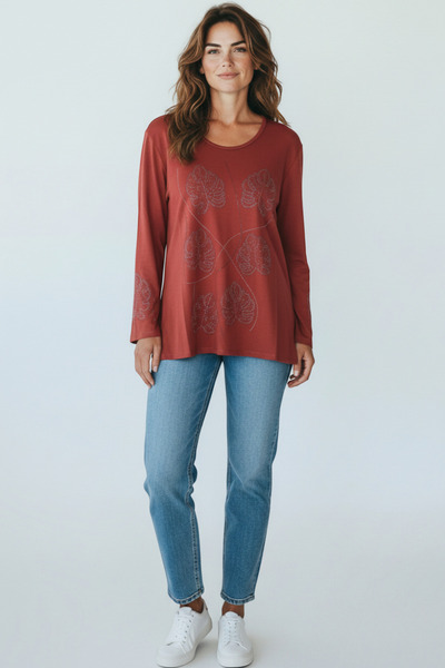 E-Giyimbank Long Sleeve Mother's Combed Cotton – Comfortable Fit Suitable for...