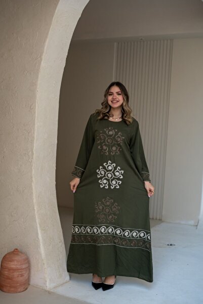 PRIDE Elegant linen jalabiya with delicate details and a comfortable fit SM-60