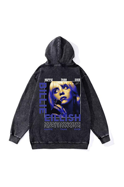 Le Savu Washable Billie Eilish Vintage Printed Unisex Hooded Oversized Sweats...