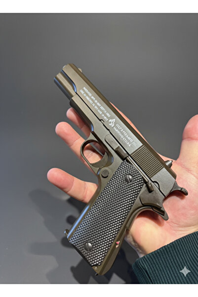 ZİVENTA Boncuklu! Metalik Tabanca Boncuk Atan Plastik Oyuncak Silah Yüksek Ka...