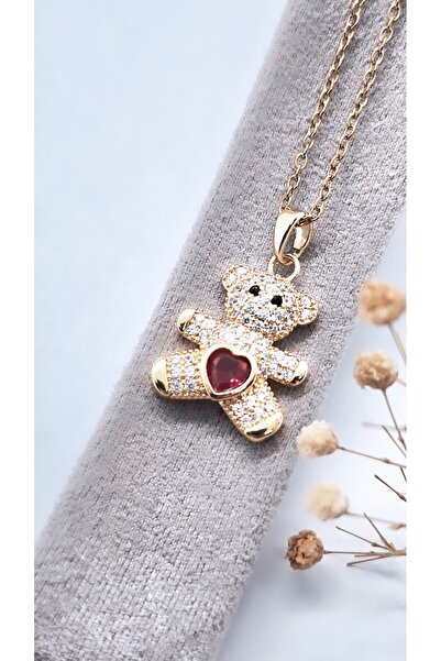 Serenity قلادة فولاذية على شكل دمية دب باندا